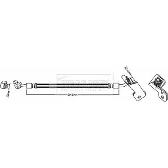 Flexible de frein BORG & BECK BBH8294