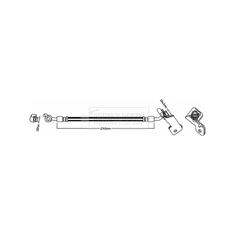 Flexible de frein BORG & BECK BBH8294