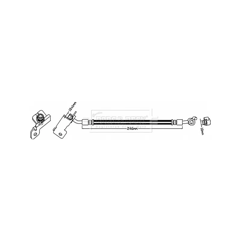 Flexible de frein BORG & BECK BBH8295