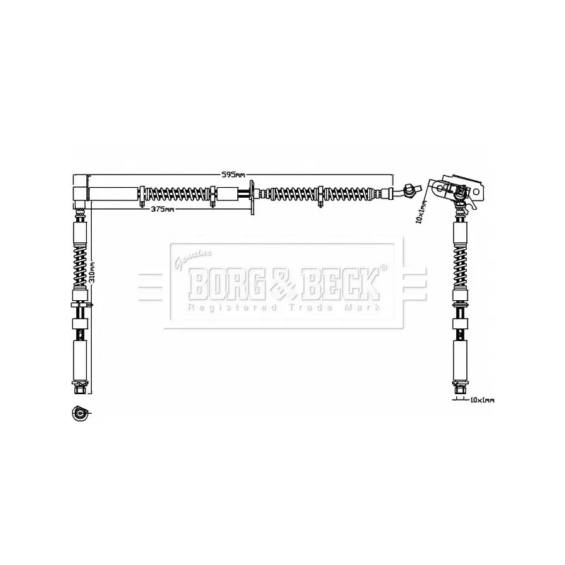 Flexible de frein BORG & BECK BBH8296