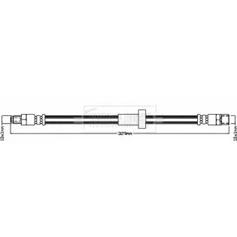 Flexible de frein BORG & BECK BBH8297
