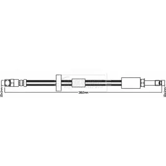 Flexible de frein BORG & BECK BBH8298