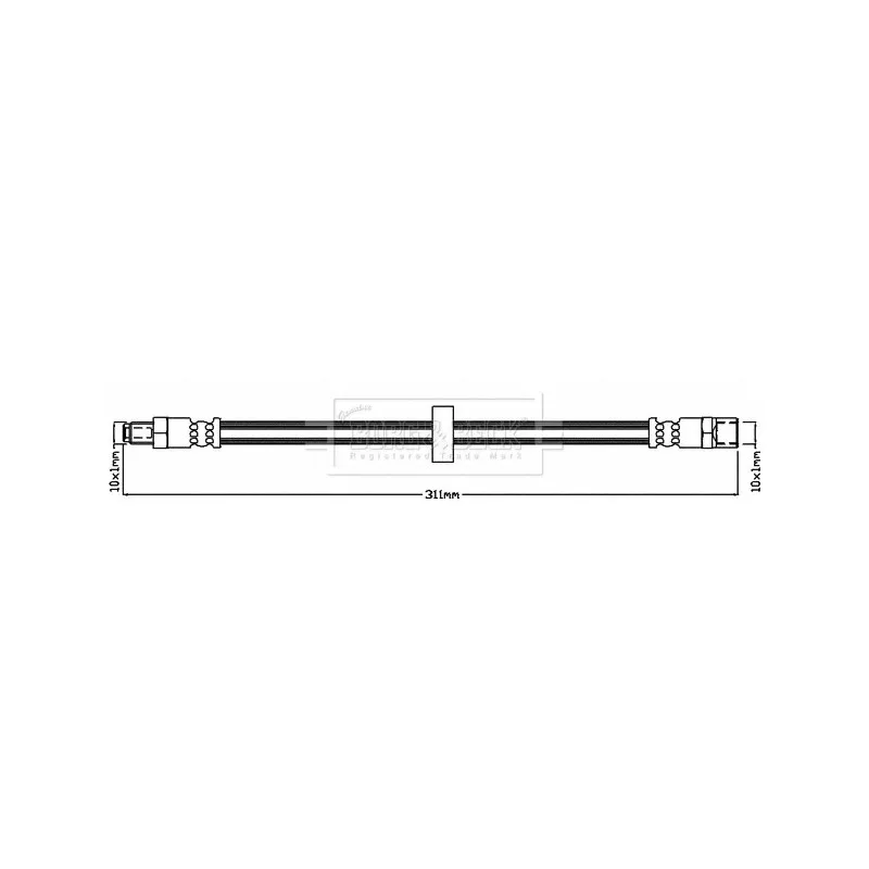 Flexible de frein BORG & BECK BBH8299