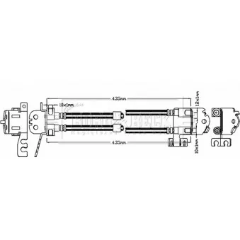 Flexible de frein BORG & BECK BBH8305