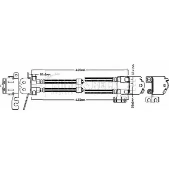 Flexible de frein BORG & BECK BBH8306
