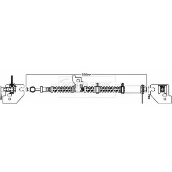 Flexible de frein BORG & BECK BBH8308