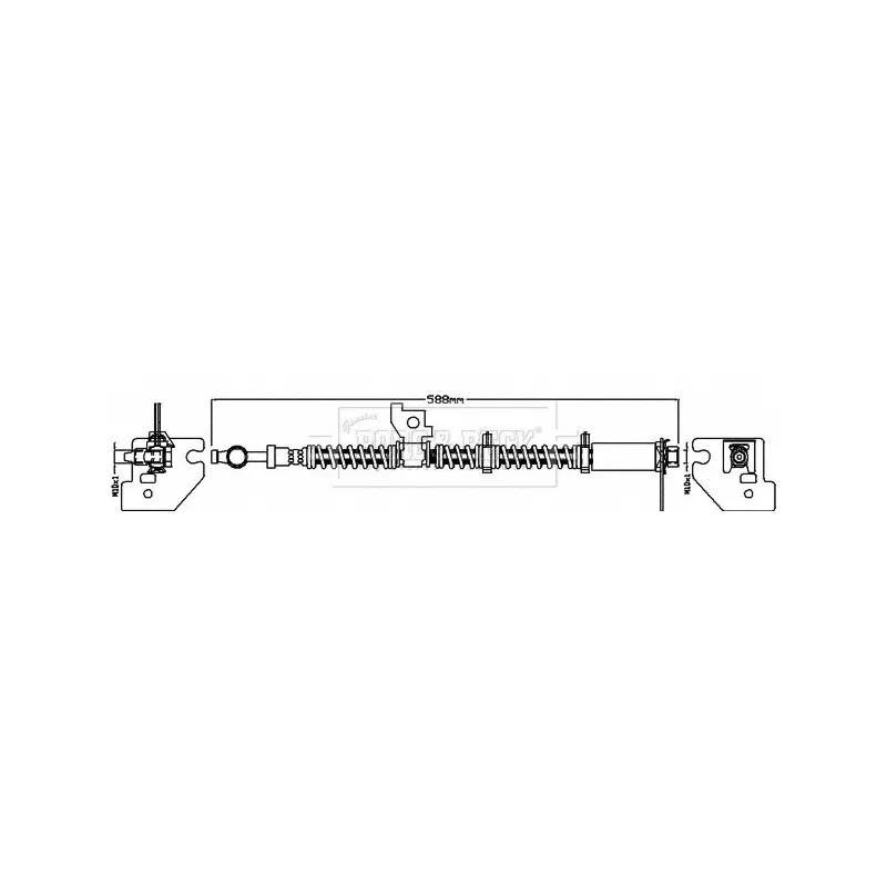 Flexible de frein BORG & BECK BBH8308
