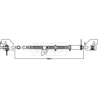 Flexible de frein BORG & BECK BBH8309