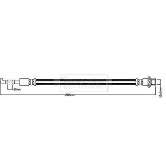 Flexible de frein BORG & BECK BBH8314