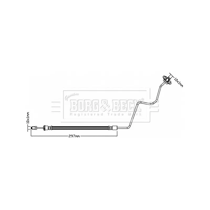 Flexible de frein BORG & BECK BBH8320