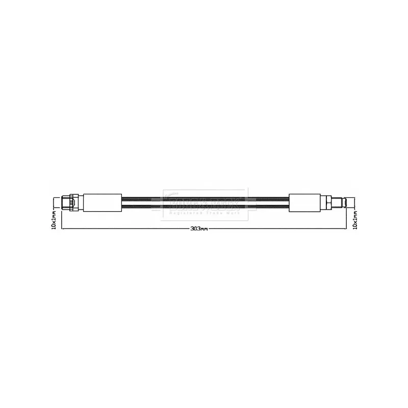 Flexible de frein BORG & BECK BBH8321