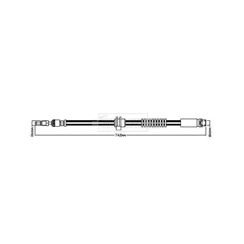 Flexible de frein BORG & BECK BBH8322