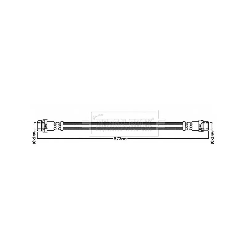 Flexible de frein BORG & BECK BBH8323