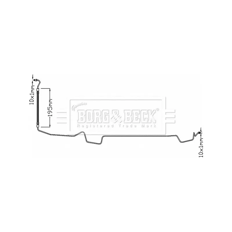 Flexible de frein BORG & BECK BBH8328