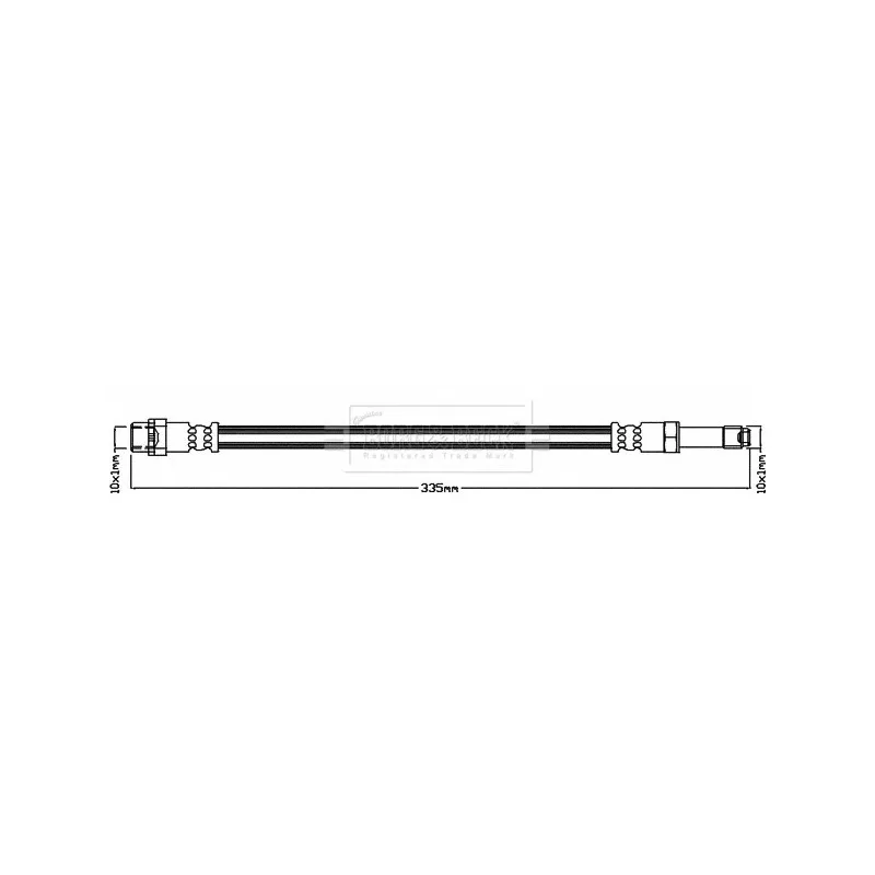 Flexible de frein BORG & BECK BBH8329