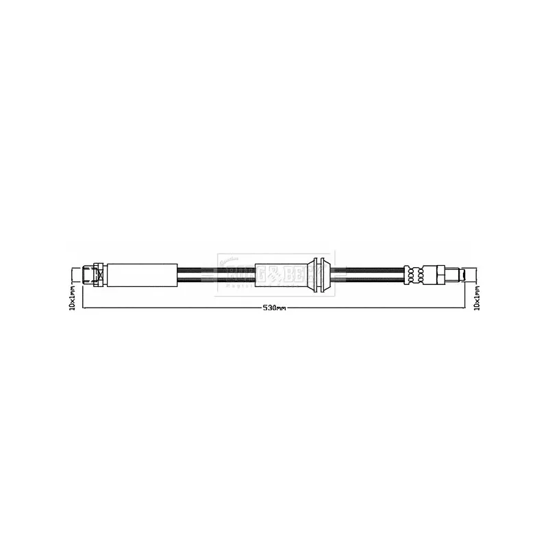 Flexible de frein BORG & BECK BBH8333