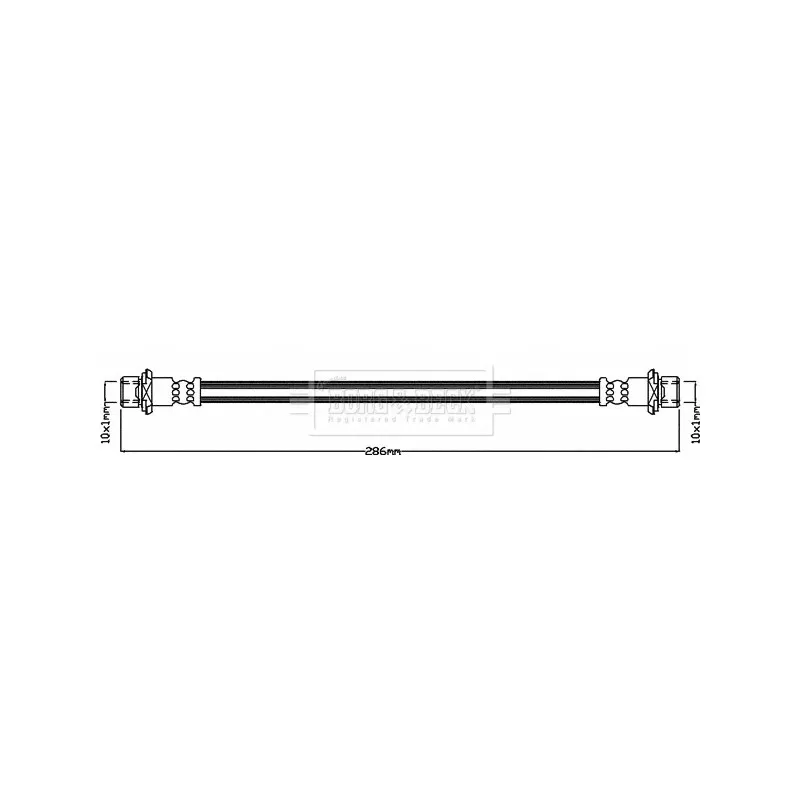 Flexible de frein BORG & BECK BBH8337