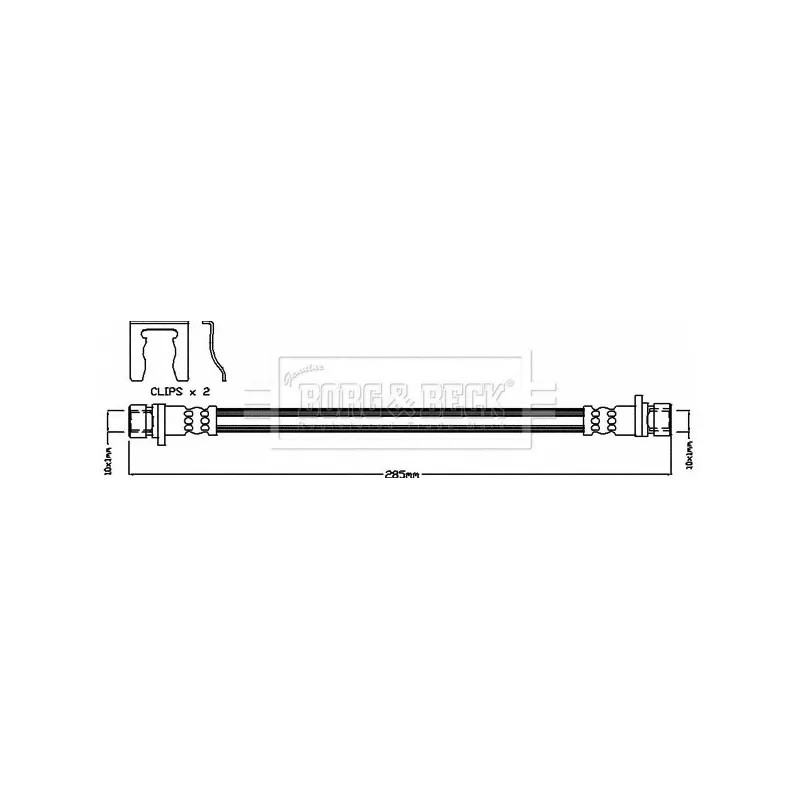 Flexible de frein BORG & BECK BBH8338