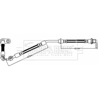 Flexible de frein BORG & BECK BBH8341