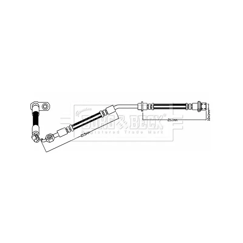 Flexible de frein BORG & BECK BBH8341
