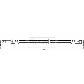 Flexible de frein BORG & BECK BBH8343