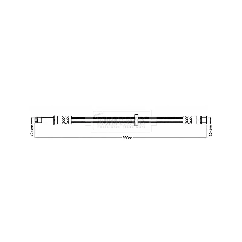 Flexible de frein BORG & BECK BBH8343