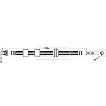 Flexible de frein BORG & BECK BBH8344