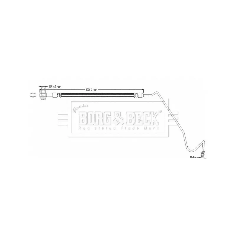Flexible de frein BORG & BECK BBH8351