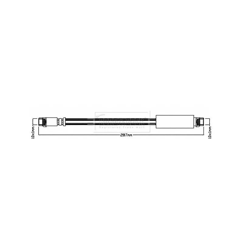 Flexible de frein BORG & BECK BBH8352