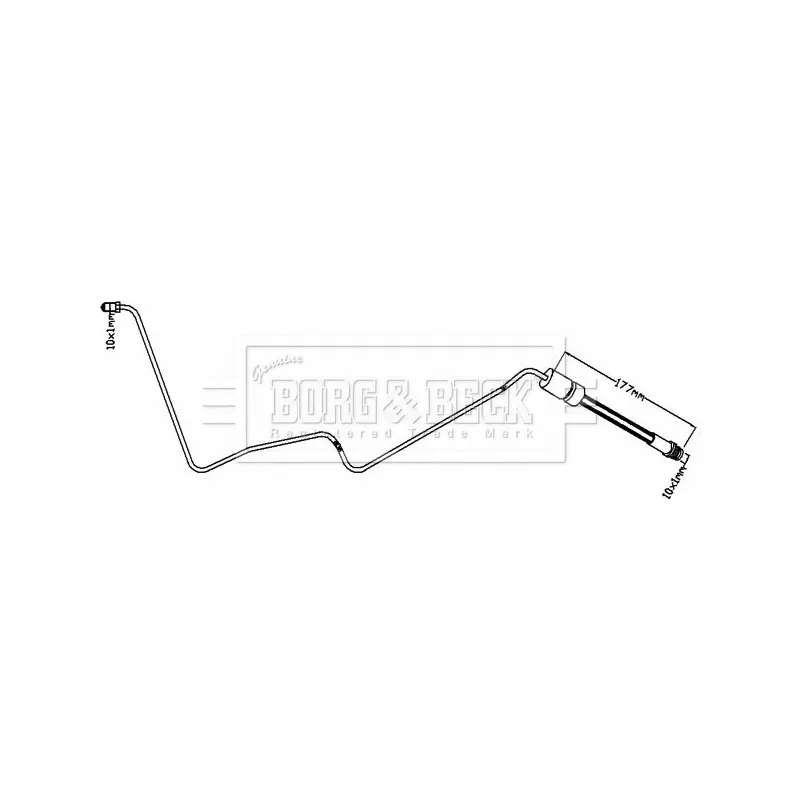 Flexible de frein BORG & BECK BBH8354