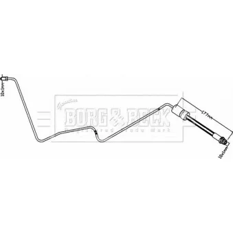 Flexible de frein BORG & BECK BBH8355