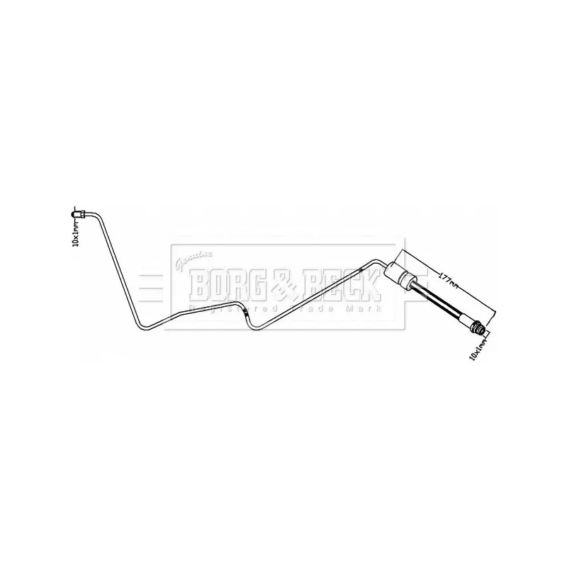 Flexible de frein BORG & BECK BBH8355