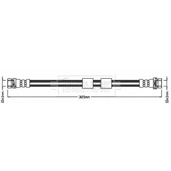 Flexible de frein BORG & BECK BBH8369