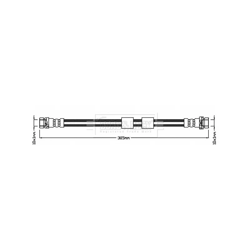 Flexible de frein BORG & BECK BBH8369
