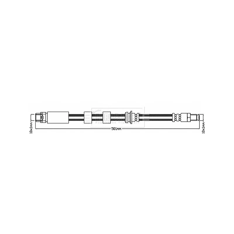 Flexible de frein BORG & BECK BBH8373