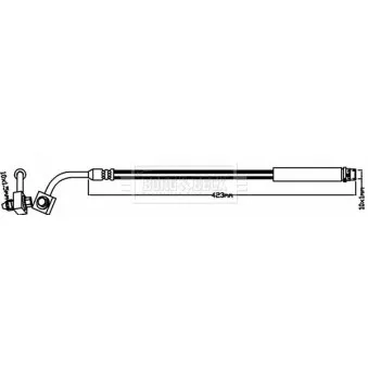 Flexible de frein BORG & BECK BBH8376