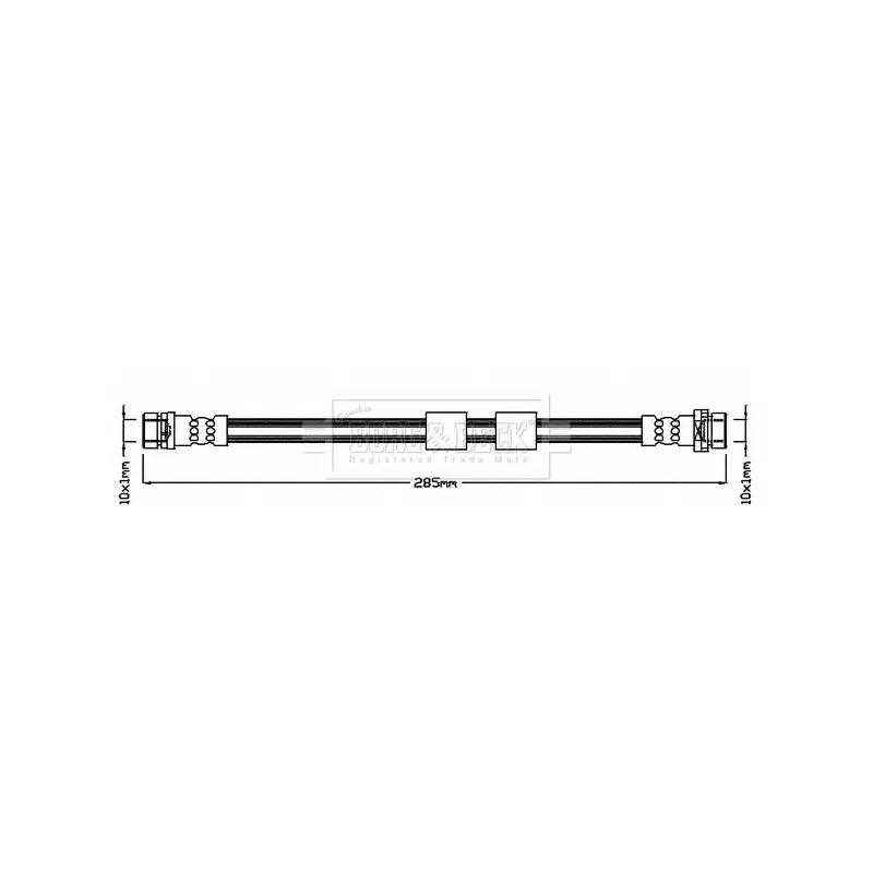Flexible de frein BORG & BECK BBH8378