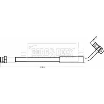 Flexible de frein BORG & BECK BBH8381