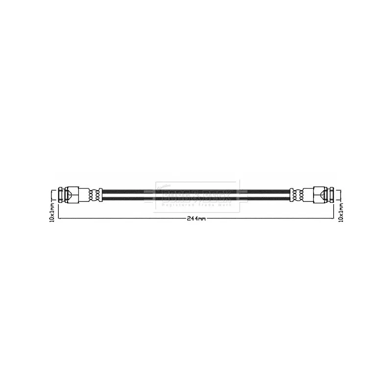 Flexible de frein BORG & BECK BBH8382