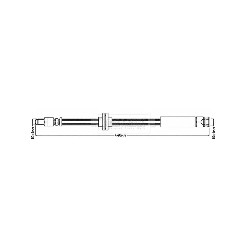 Flexible de frein BORG & BECK BBH8386