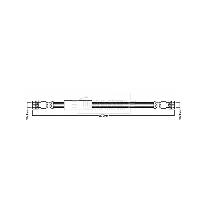 Flexible de frein BORG & BECK BBH8387