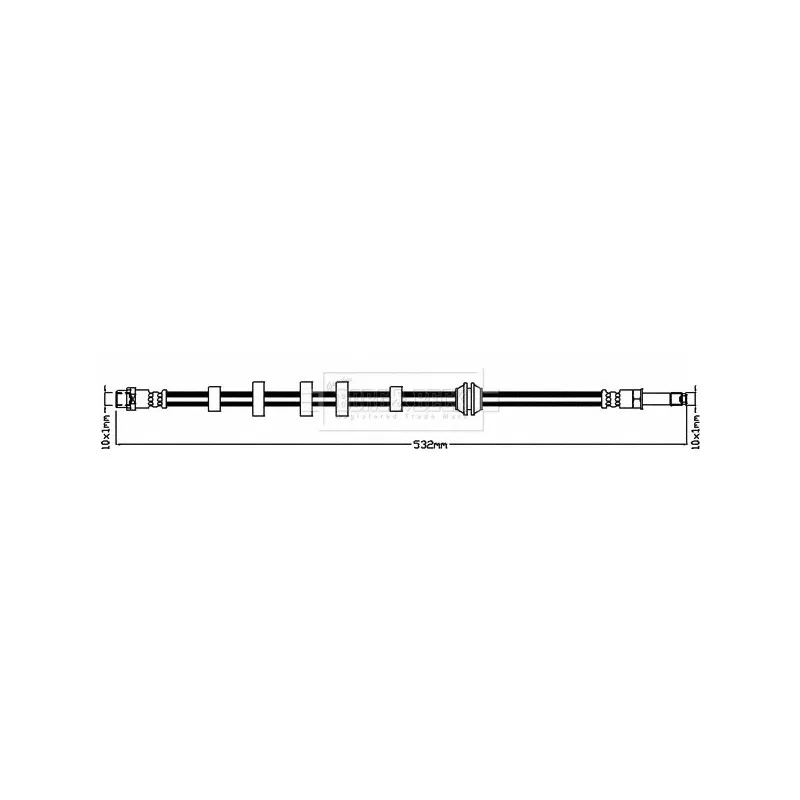 Flexible de frein BORG & BECK BBH8388