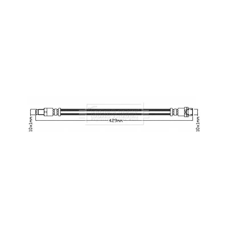 Flexible de frein BORG & BECK BBH8389