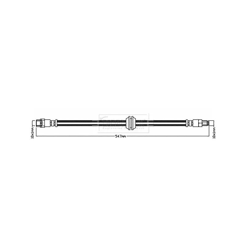 Flexible de frein BORG & BECK BBH8391
