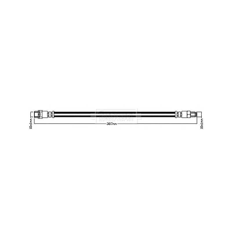 Flexible de frein BORG & BECK BBH8392