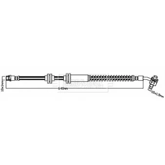 Flexible de frein BORG & BECK BBH8394