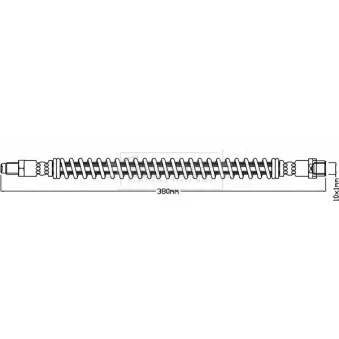 Flexible de frein BORG & BECK BBH8396