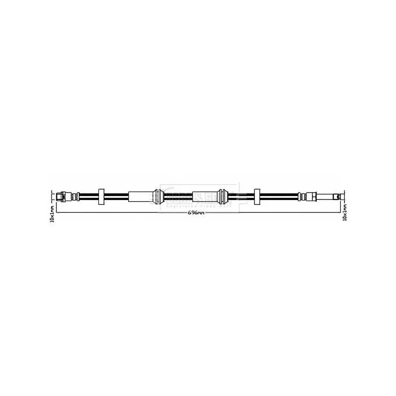 Flexible de frein BORG & BECK BBH8397