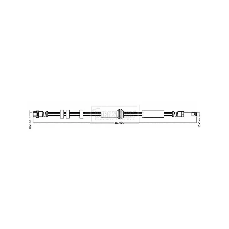 Flexible de frein BORG & BECK BBH8398