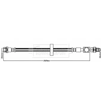 Flexible de frein BORG & BECK BBH8403